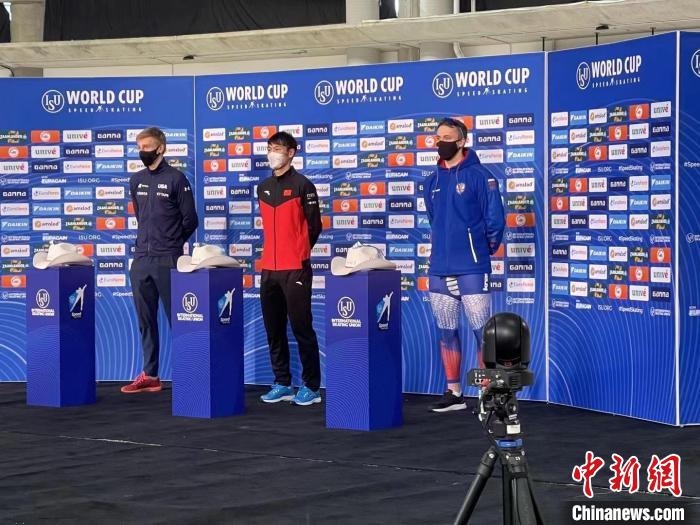 我國速滑在國際大賽上取得的第一個男子1000米金牌?！『邶埥◇w育局提供