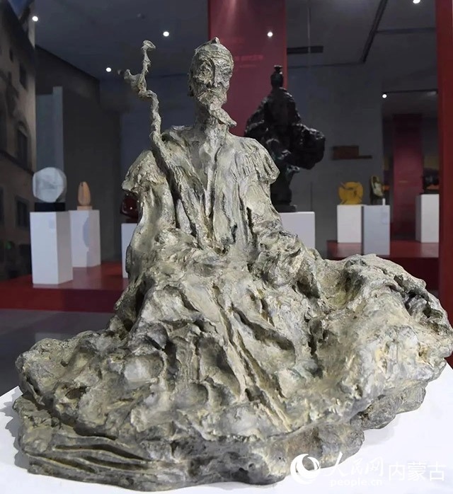 吳為山作品《莊子》。王劭凱攝