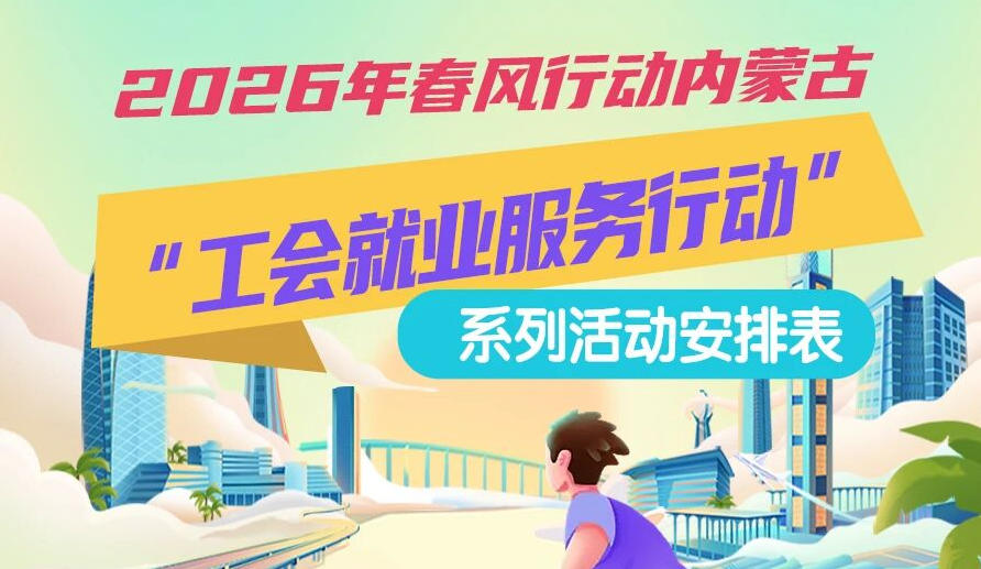 2026年春風(fēng)行動內(nèi)蒙古“工會就業(yè)服務(wù)行動”系列活動1月25日來啦，線上+線下雙軌齊行，好崗“零距離”