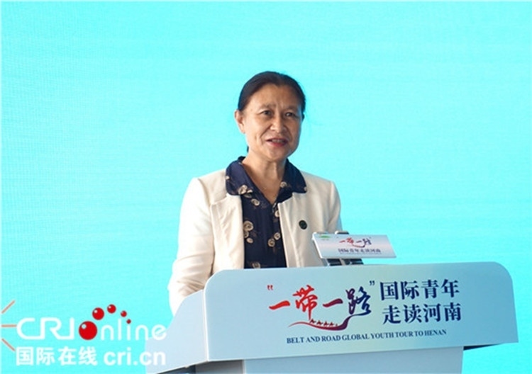 中國(guó)人民對(duì)外友好協(xié)會(huì)二級(jí)巡視員李冬梅致辭。賈親親 攝