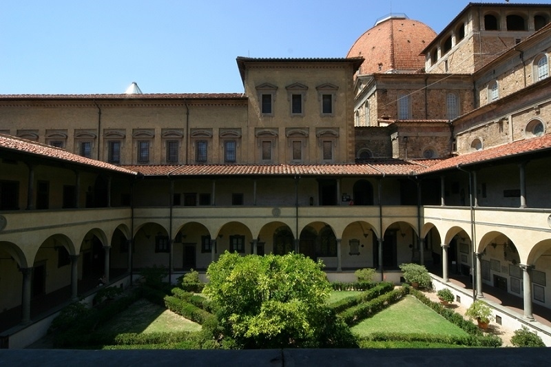 意大利美第奇洛倫佐圖書館。美第奇洛倫佐圖書館供圖