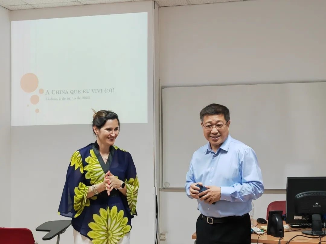 里斯本大學(xué)孔子學(xué)院組織漢語(yǔ)角活動(dòng)。 圖片來(lái)源：里斯本大學(xué)孔子學(xué)院公眾號(hào)