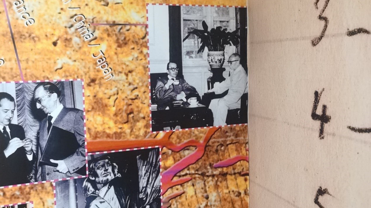 1957年，卡贊扎基斯第二次訪問(wèn)中國(guó)，期間與作家茅盾進(jìn)行交流。人民網(wǎng)記者 葛泰佚攝