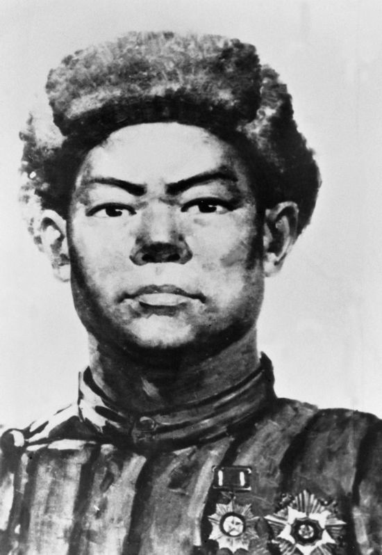 這是黃繼光像。新華社發(fā)（資料照片）