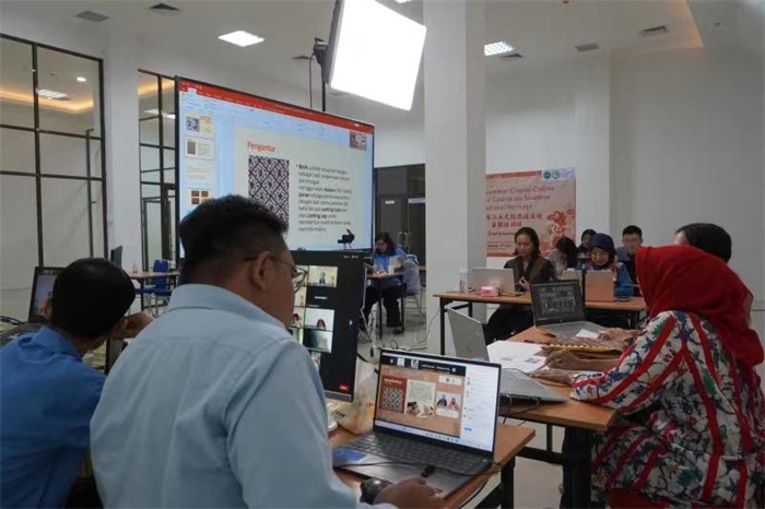 活動現(xiàn)場。供圖：印尼三一一大學(xué)孔子學(xué)院