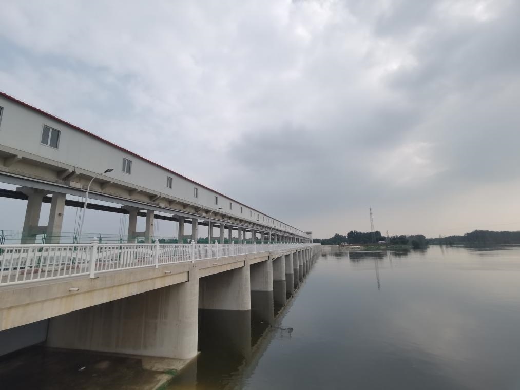 圖為獨(dú)流減河進(jìn)洪南閘。新華社記者 劉惟真 攝
