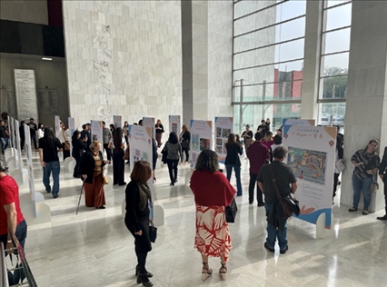 獲獎(jiǎng)作品展現(xiàn)場(chǎng)。中國(guó)駐圣保羅總領(lǐng)館供圖