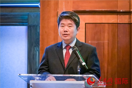 李立言致辭。人民網(wǎng) 郭錦標(biāo)攝