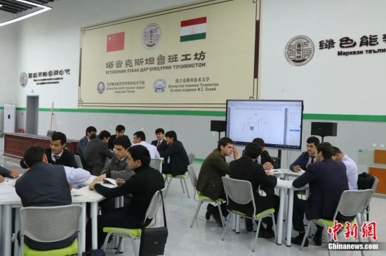 2023年4月，位于杜尚別的塔吉克斯坦魯班工坊課堂。張碩 攝