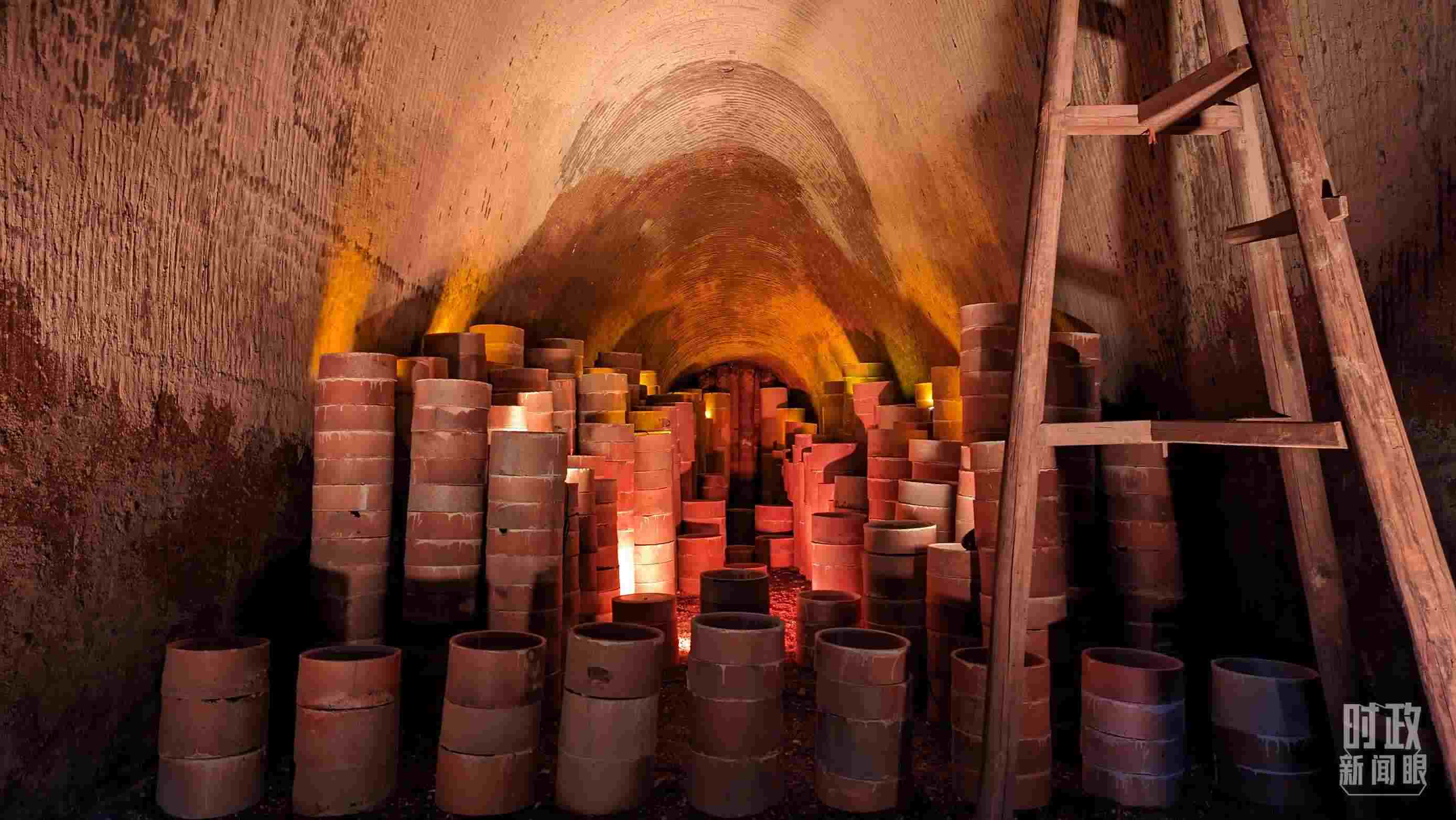 △當(dāng)?shù)噩F(xiàn)存最大的柴窯——徐家窯。（總臺(tái)央視記者朱超拍攝）