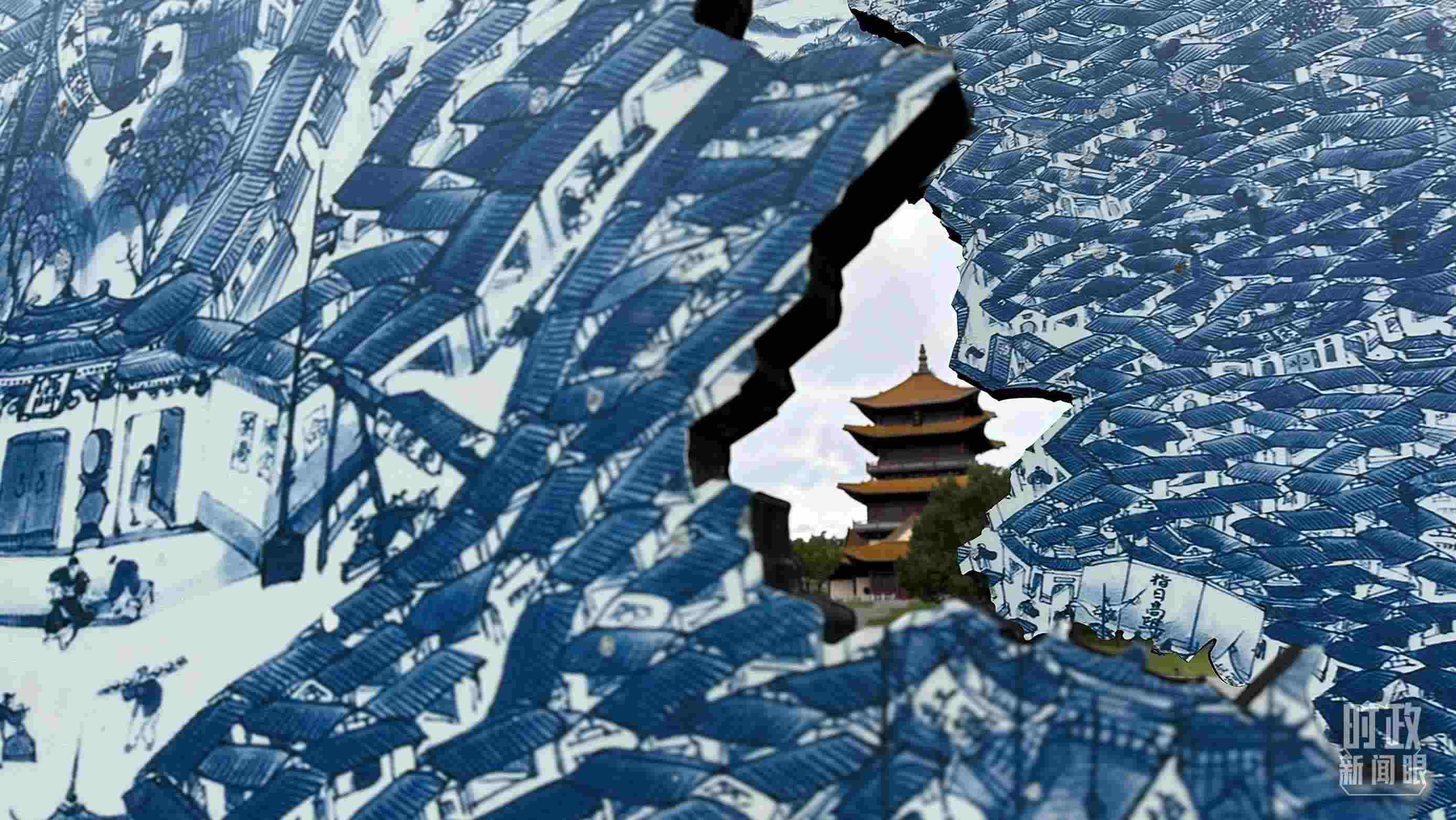 △位于陶陽里歷史文化街區(qū)內(nèi)的龍珠閣。（總臺(tái)央視記者趙化拍攝）