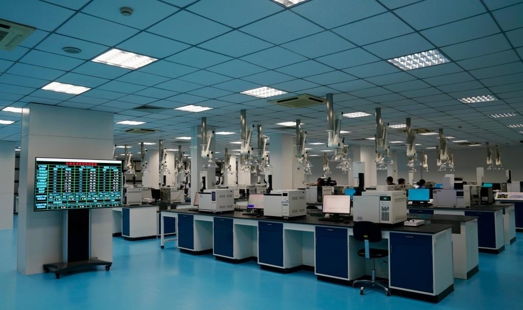 近日拍攝的公司檢驗計量中心。新華社記者 胡晨歡 攝