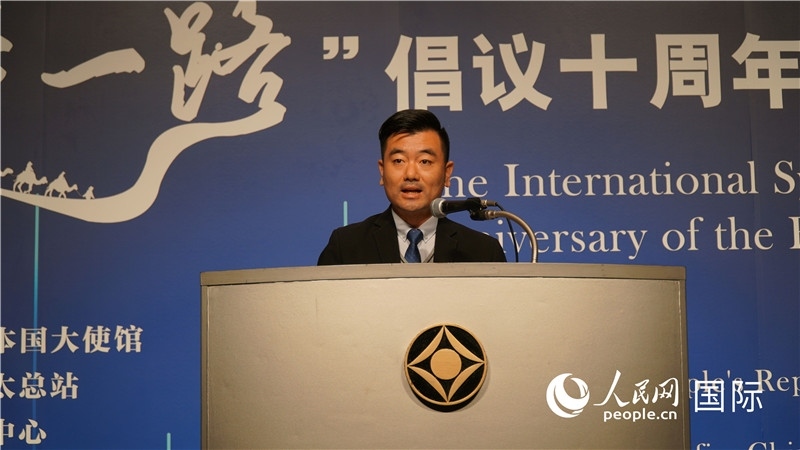 泰中“一帶一路”研究中心主任威倫發(fā)言。人民網(wǎng) 蔣曉辰攝