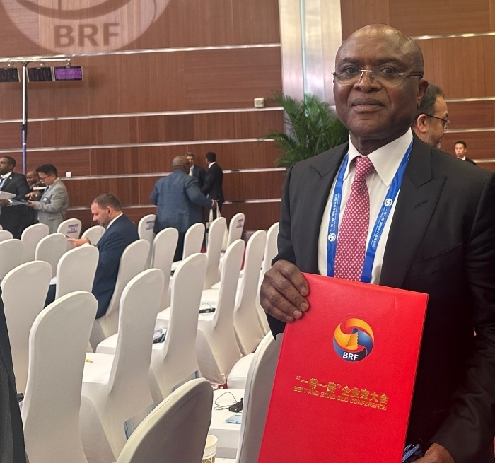 “一帶一路”企業(yè)家大會(huì)的外方代表。人民網(wǎng)記者 申佳平攝