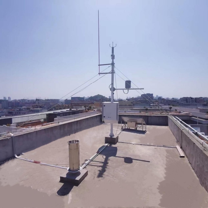 龍華區(qū)社區(qū)多要素自動氣象觀測站。龍華區(qū)應(yīng)急管理局供圖