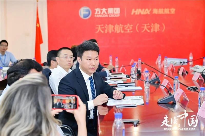 巴航工業(yè)大中華區(qū)商用飛機(jī)客戶支援經(jīng)理?xiàng)詈２?。主辦方供圖