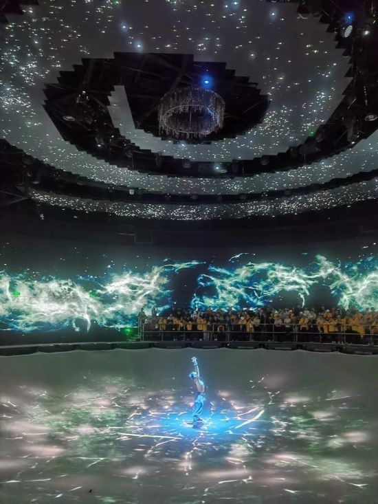 《天釀》演出場景。本報(bào)記者常雯宜攝