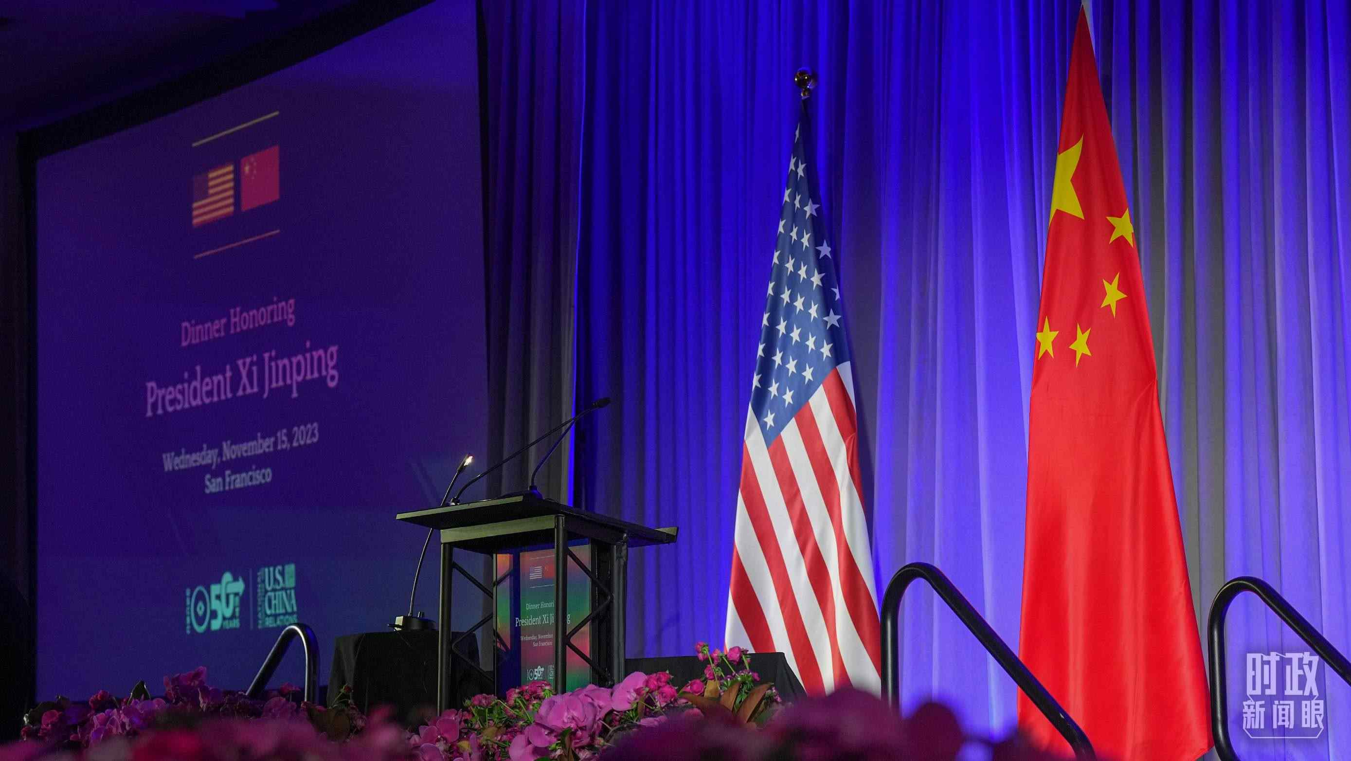 歡迎宴會當(dāng)晚，習(xí)近平在這里發(fā)表演講。（總臺國廣記者李晉拍攝）