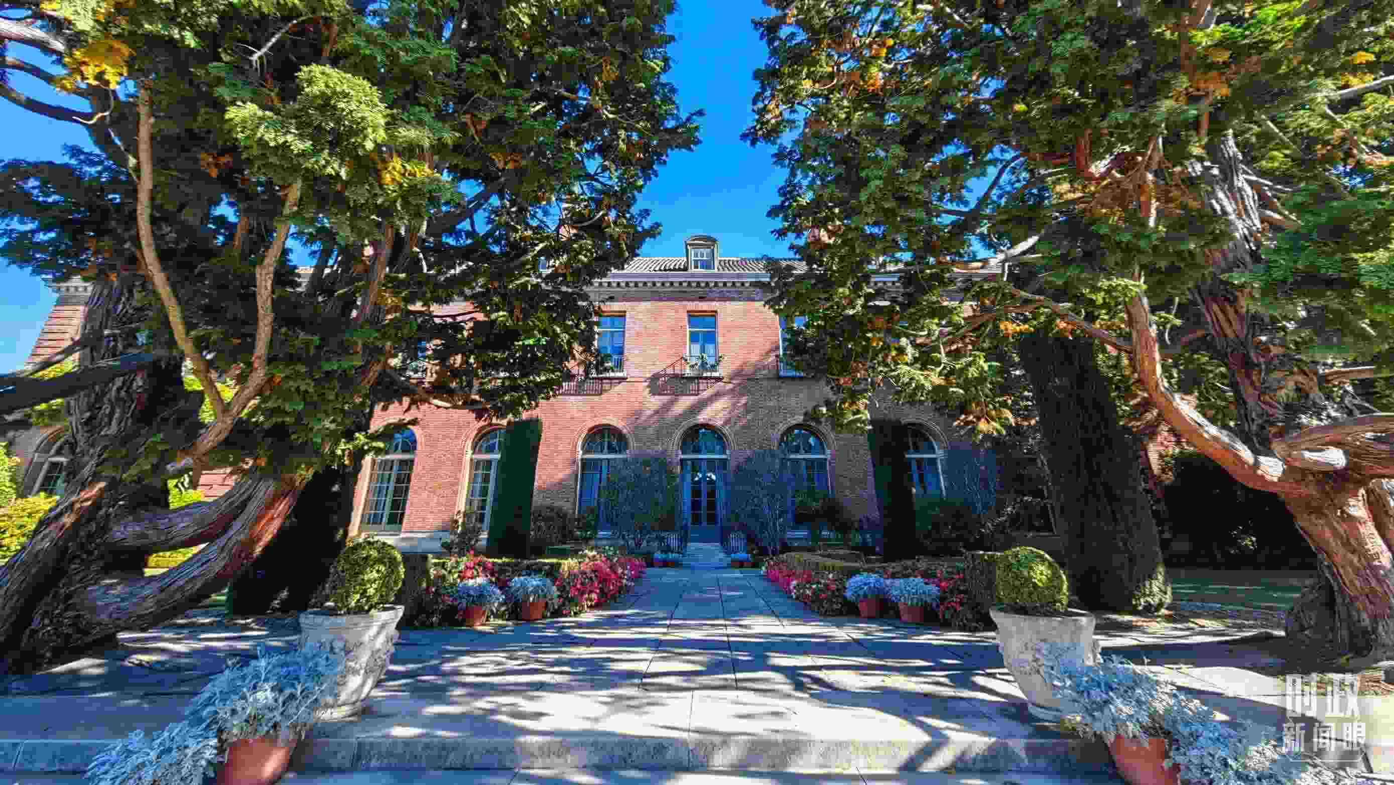 中美元首會晤在斐洛里莊園舉行。（總臺央視記者張曉鵬拍攝）