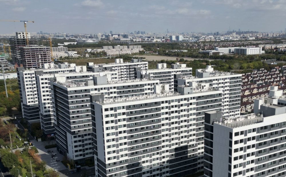 社區(qū)外景（無人機照片）。