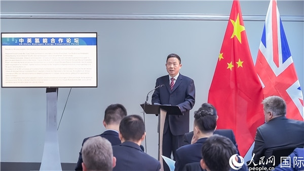 武漢市人大常委會副主任龍良文致辭。人民網 郭錦標攝