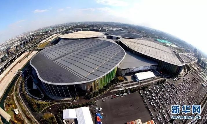 中國國際進口博覽會舉辦場地——國家會展中心（上海）。新華社記者 凡軍 攝