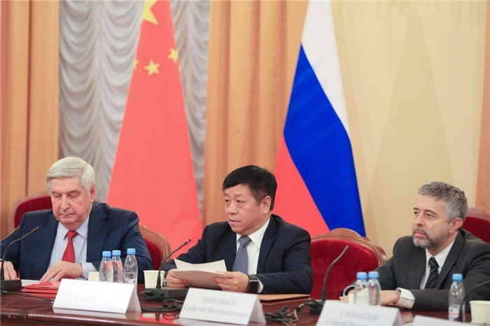 張漢暉大使致辭。駐俄羅斯使館供圖