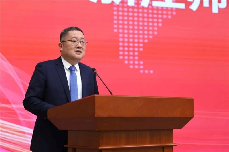 浙江師范大學黨委書記鄭孟狀致辭。主辦方供圖