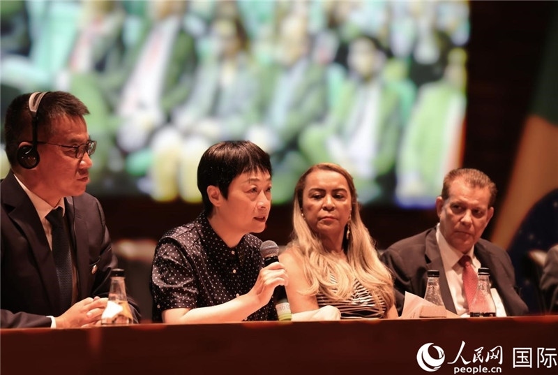 田敏出席論壇開幕式并致辭。人民網(wǎng)記者 時(shí)元皓攝