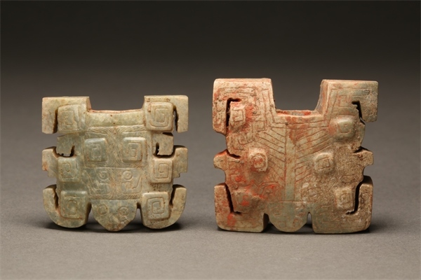 獸面形玉飾件。國(guó)家文物局供圖