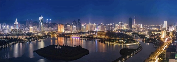 筼筜夜色。（圖源：人民日報(bào)）