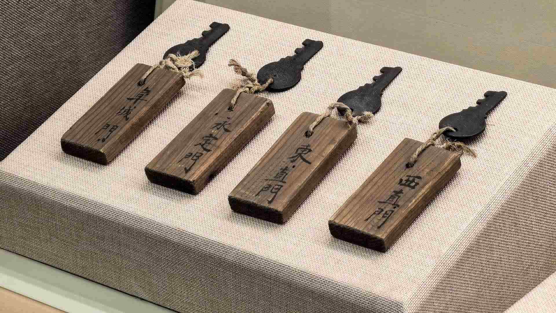 △北平城門鑰匙。（總臺央廣記者潘毅拍攝）