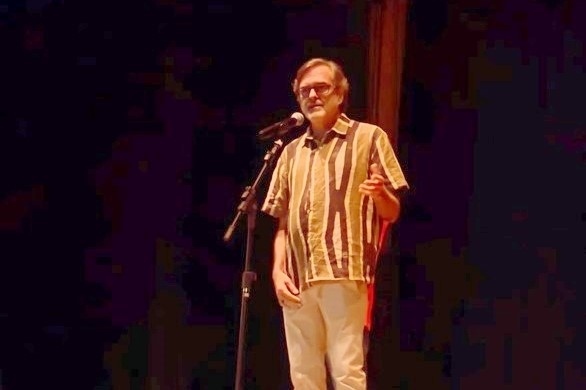 累西腓市政府代表、文化局長梅洛在活動中致辭。中國駐累西腓總領(lǐng)館供圖