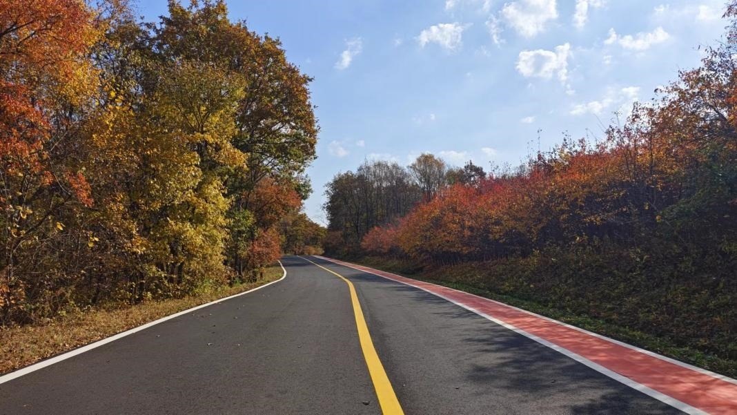 九臺(tái)區(qū)圍繞紅色文化、冰雪資源、特色民宿，進(jìn)一步完善道路功能。九臺(tái)區(qū)委宣傳部供圖