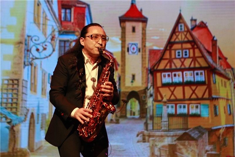 2024年“四海同春”慰?jī)S訪演團(tuán)亞太團(tuán)新西蘭惠靈頓演出現(xiàn)場(chǎng)。圖片由陸欣讌、孟韜、葉勇提供