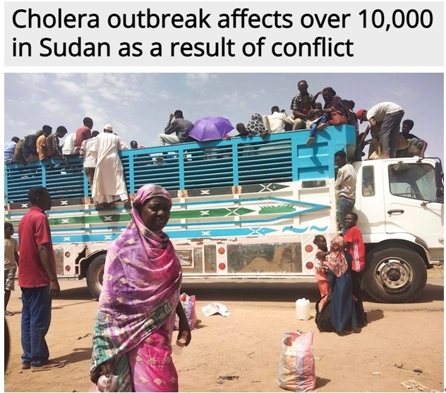 糧食危機、營養(yǎng)不良、霍亂 蘇丹人道主義危機嚴(yán)重