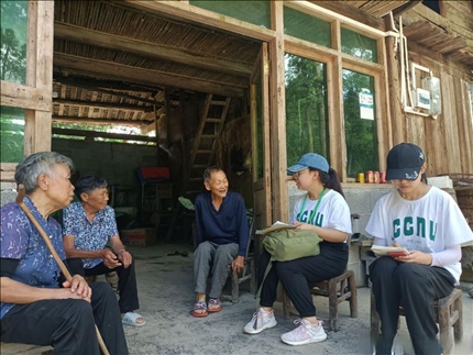 △ 2022年7月，華中師范大學(xué)生命科學(xué)學(xué)院鄉(xiāng)村振興之旅暑期實踐隊赴湖北省恩施市宣恩縣長潭河侗族鄉(xiāng)開展“生態(tài)文明助力鄉(xiāng)村振興”暑期社會實踐活動。