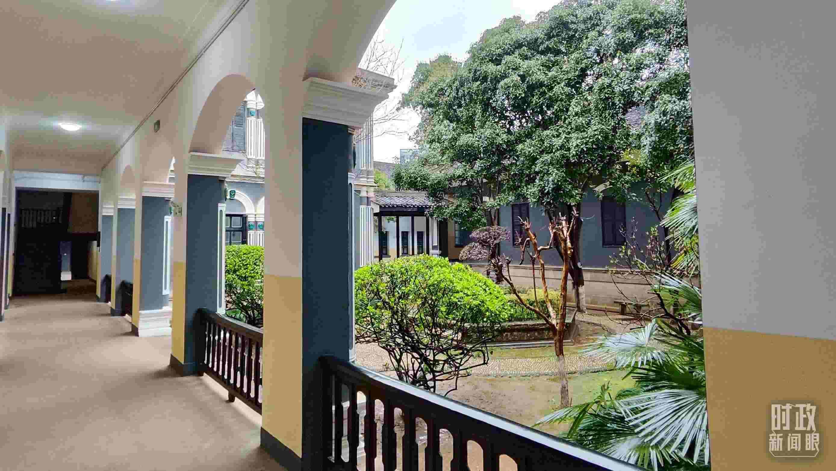 △湖南第一師范學(xué)院（城南書院校區(qū)）。（總臺(tái)央視記者覃思、郭曉龍拍攝）