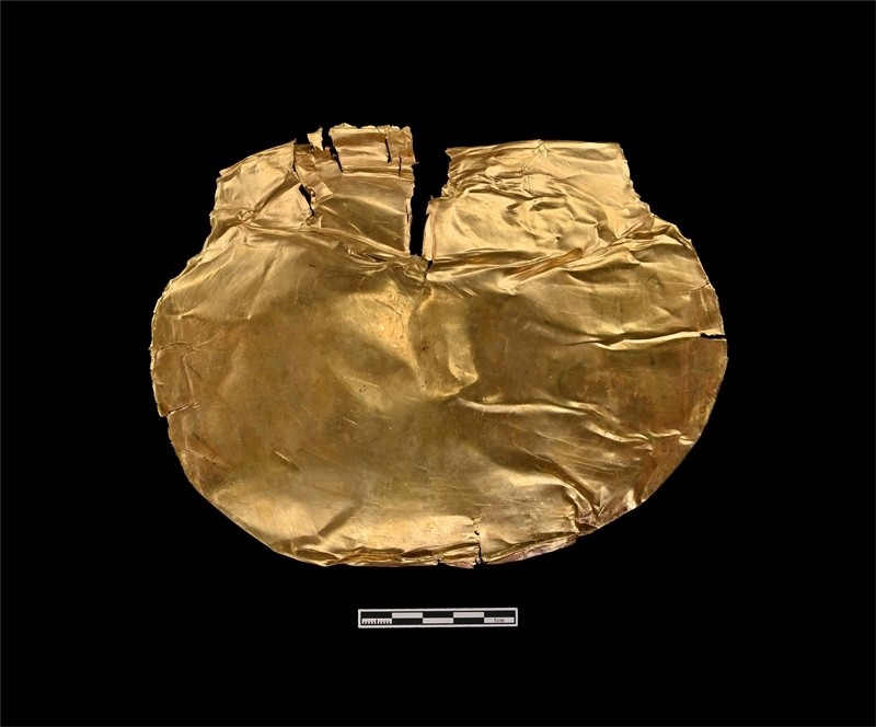 金覆面。中國文物報社供圖