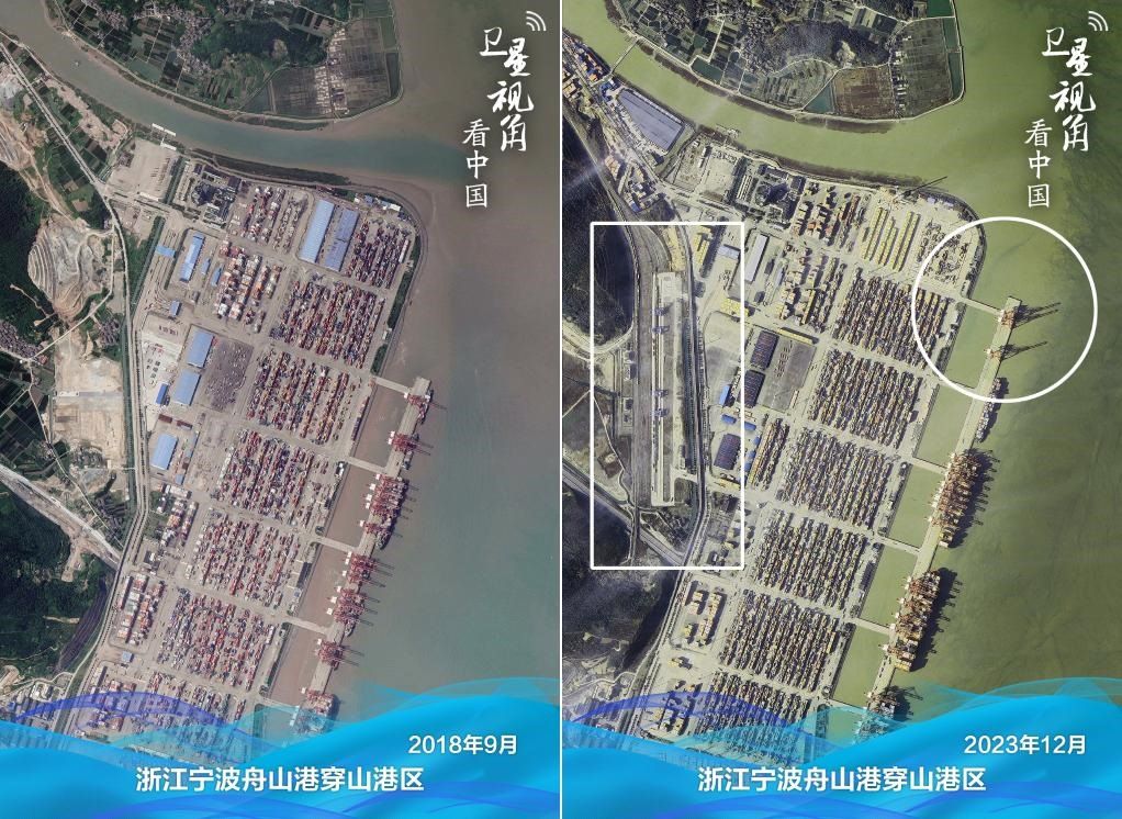 浙江寧波舟山港穿山港區(qū)新建1個(gè)泊位及鐵路穿山港站。