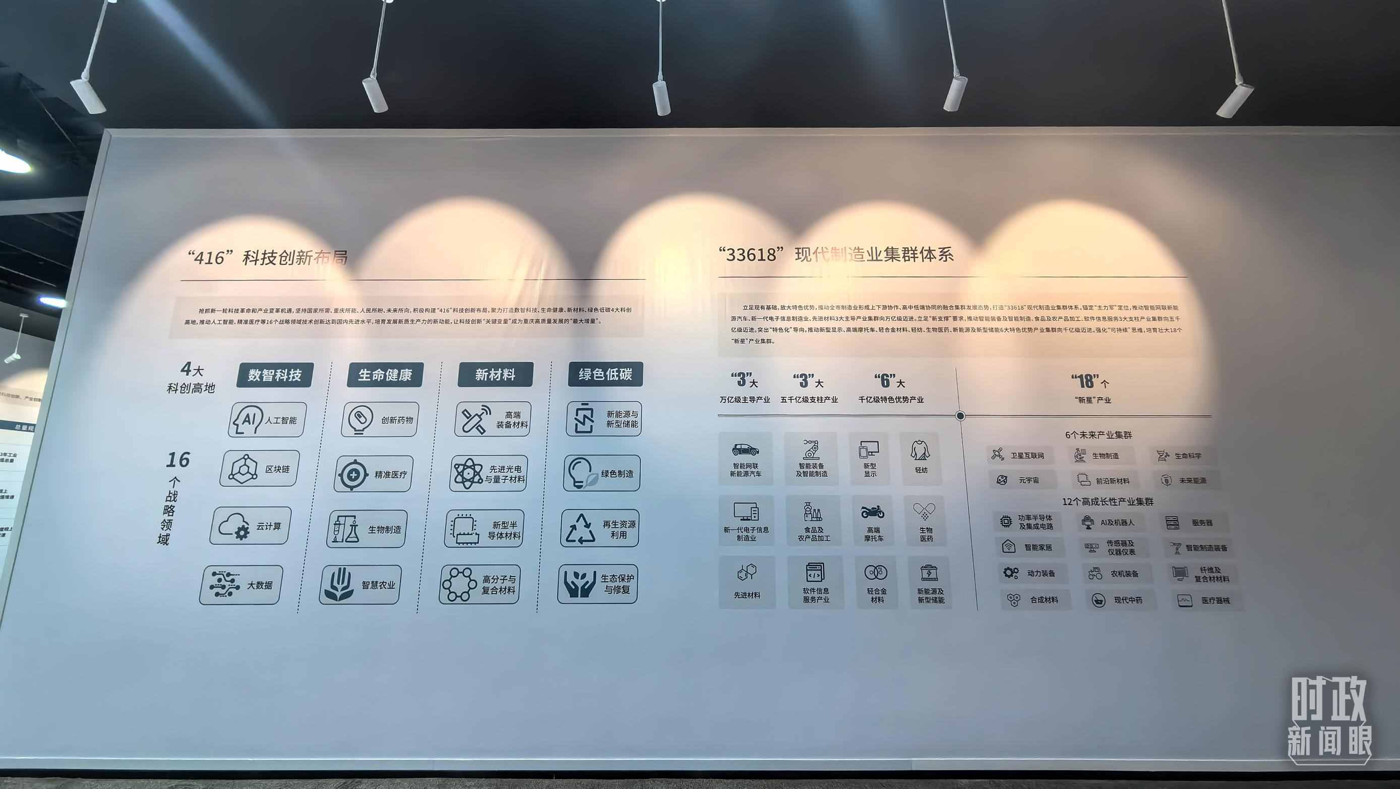 △重慶科技創(chuàng)新和產(chǎn)業(yè)發(fā)展成果展示。（總臺央廣記者潘毅拍攝）