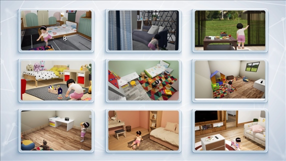 通用智能人“通通”可以自主應對多變的場景。受訪者供圖