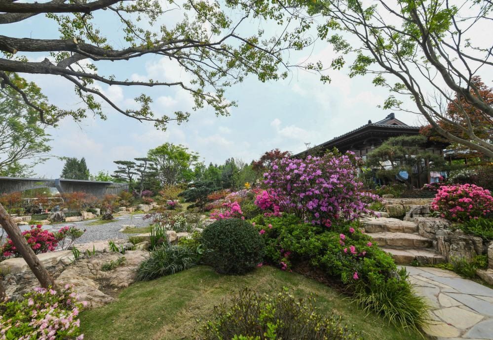 這是2024年4月12日拍攝的成都世園會(huì)主會(huì)場寧波園。新華社記者 王曦 攝