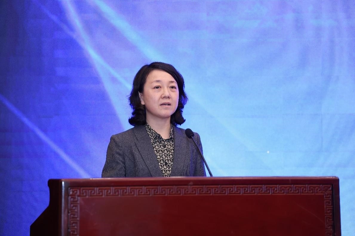 中華全國新聞工作者協(xié)會黨組成員、書記處書記吳兢致辭。主辦方供圖