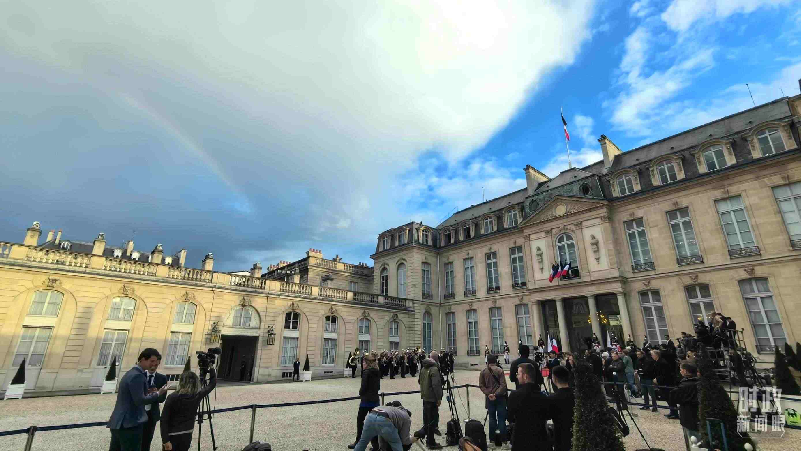 △愛(ài)麗舍宮。（總臺(tái)央視記者馬超拍攝）