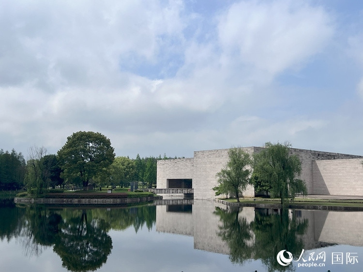 良渚博物院外觀。人民網(wǎng)記者 崔越攝