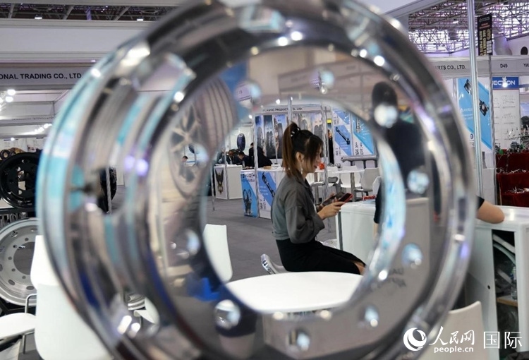 展會場景。人民網(wǎng)記者 管克江攝