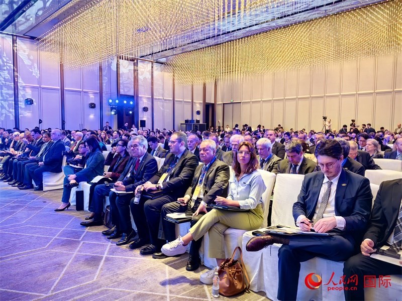 中國—巴西商業(yè)研討會現(xiàn)場。人民網(wǎng)記者 符園園攝