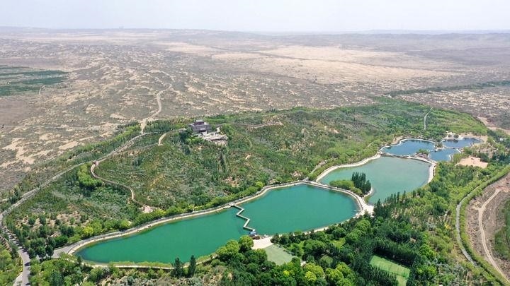 △2023年6月7日，寧夏靈武市白芨灘國家級自然保護(hù)區(qū)。