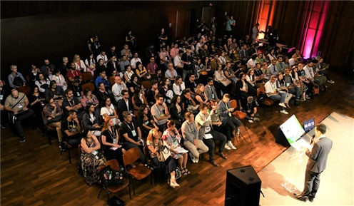 “視聽中國”——文化與商業(yè)機(jī)遇推介會(huì)暨中國視聽節(jié)目展映會(huì)現(xiàn)場(chǎng)。 中廣國際公司供圖